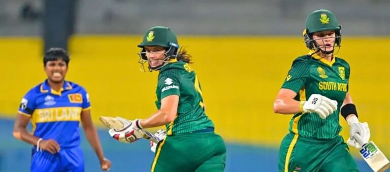 Women WC 2025: वर्षा से प्रभावित मुकाबले में साउथ अफ्रीका ने श्रीलंका को 10 विकेट से हराया